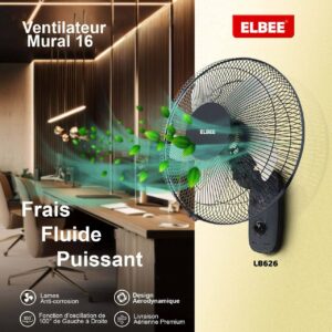 Elbee Wall Fan- W626