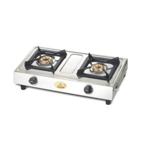 Bajaj Popular iX2-Burner Stainless Steel Gas Stove