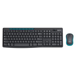 Logitech MK275 -Wireless keyboard and mouse set with USB dongle (QWERTY English)