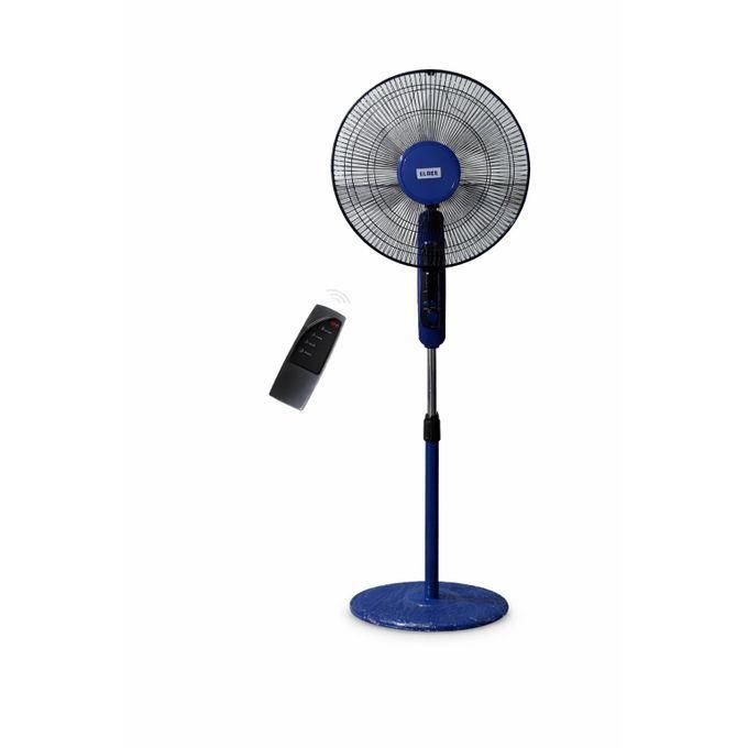 Elbee LB-659R 16-Inch Remote Pedestal Fan – Grey