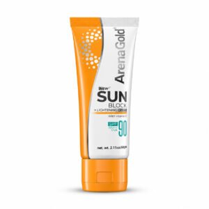 ArenaGold SPF 90+ Sunscreen with Vitamin E – 100 g