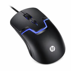 HP M100 Wired LED Gaming Mouse – Black