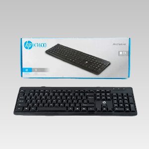 HP K1600 Wired USB Keyboard – Black