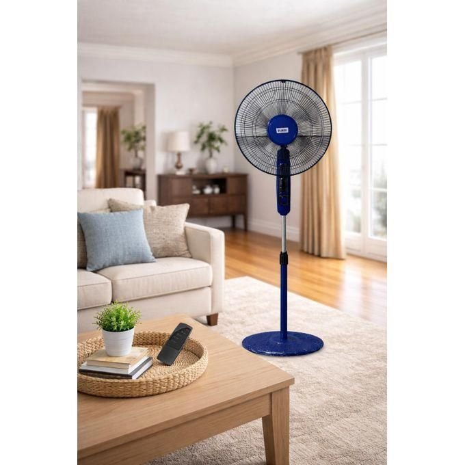 Elbee LB-659R 16-Inch Remote Pedestal Fan – Grey - Image 3