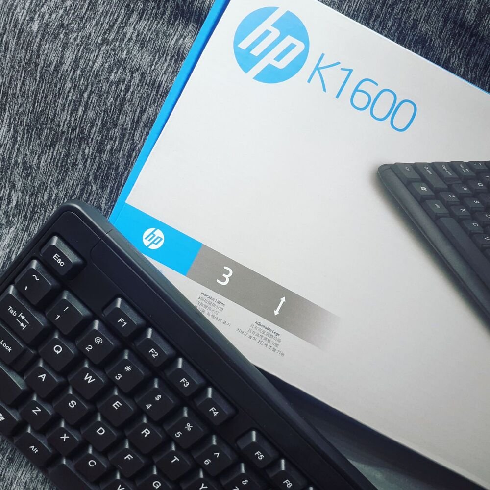HP K1600 Wired USB Keyboard – Black - Image 4