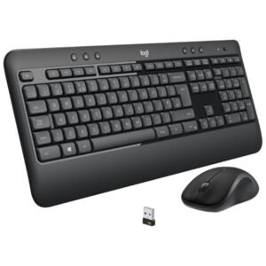 Logitech MK540 Advanced Wireless Keyboard & Mouse Combo – 2.4GHz Unifying USB Receiver, Black