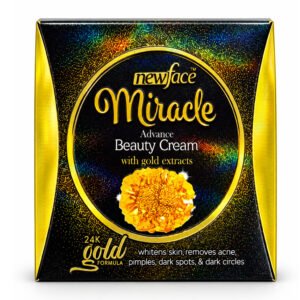 NewFace Miracle 24K Gold Beauty Cream – Advanced Facial Care for Radiance, Dark Spots & Blemish Appearance