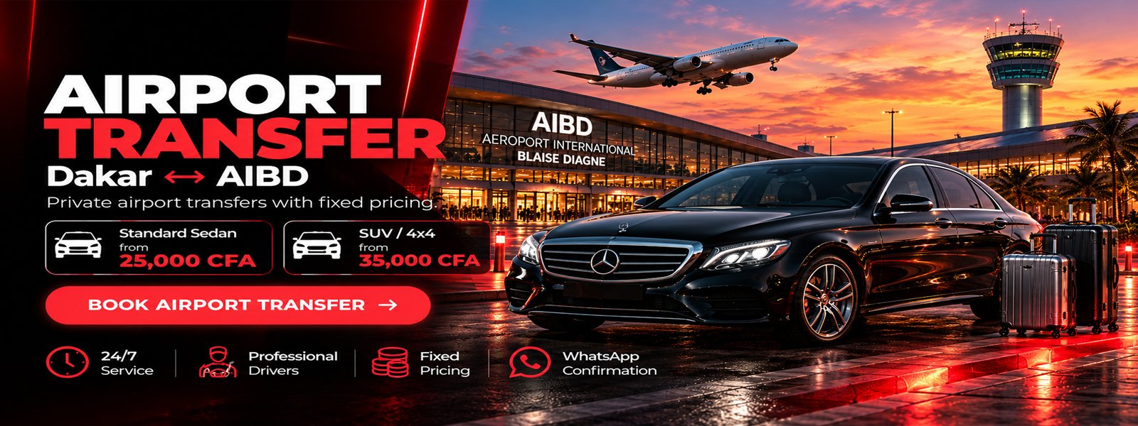 MIMAS Airport Transfer Dakar AIBD