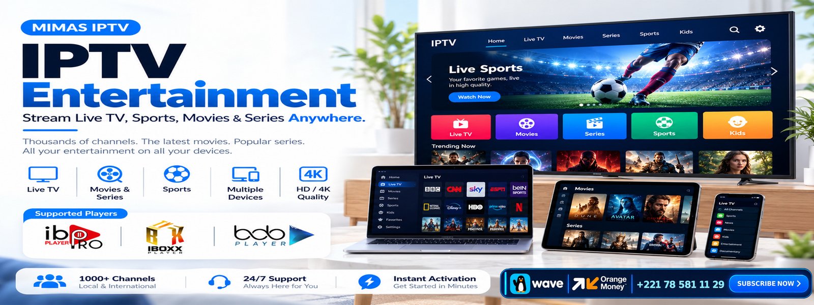 MIMAS IPTV Entertainment