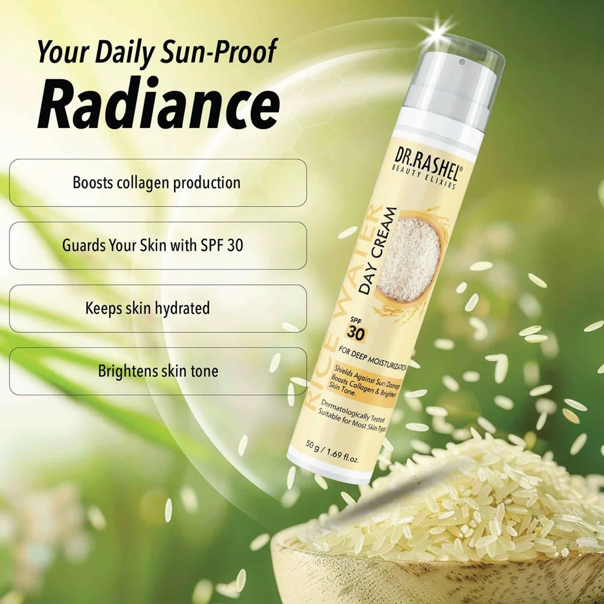 Dr. Rashel Rice Water Day Cream SPF 30 - Image 6