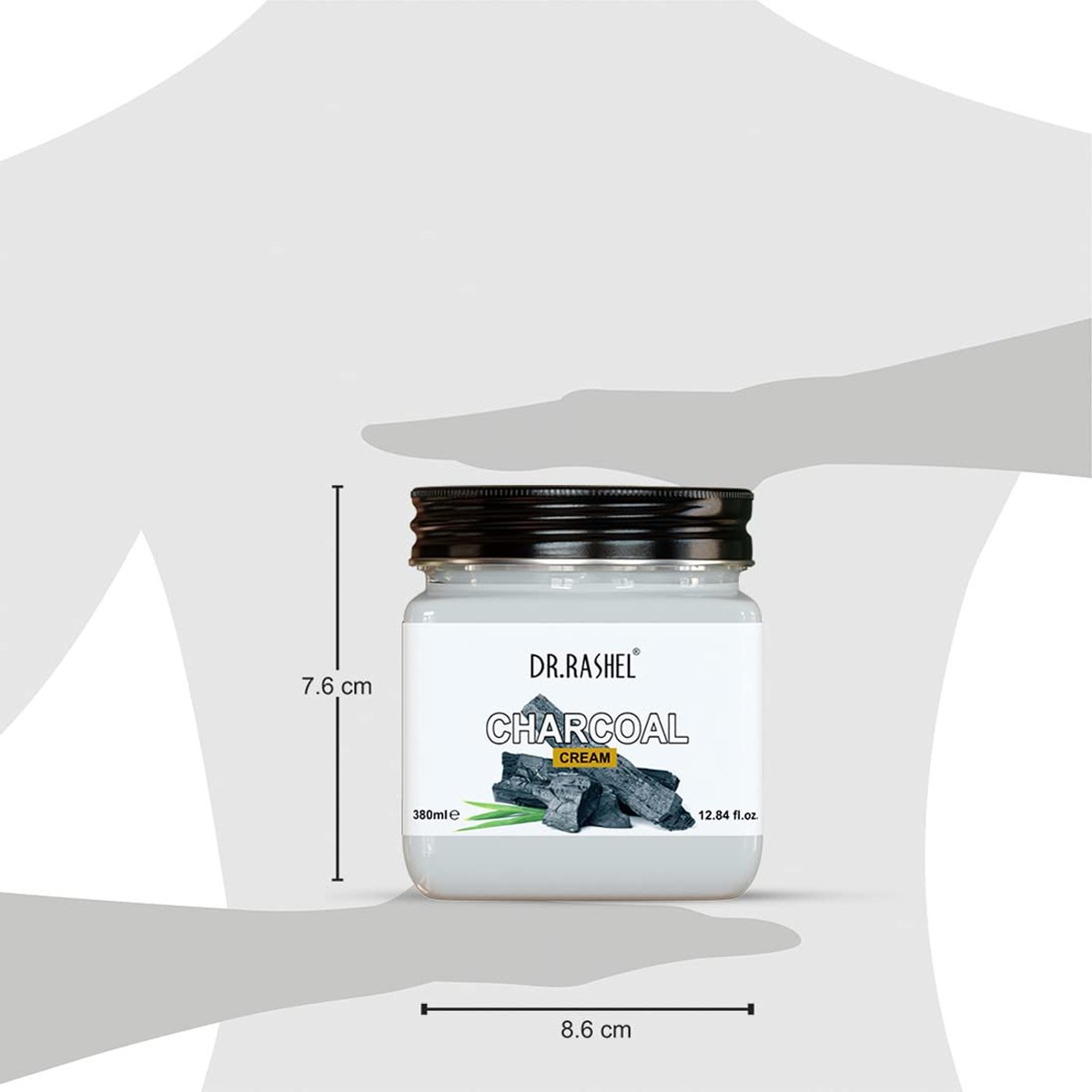 Dr. Rashel Charcoal Face & Body Cream — 380 ml - Image 7