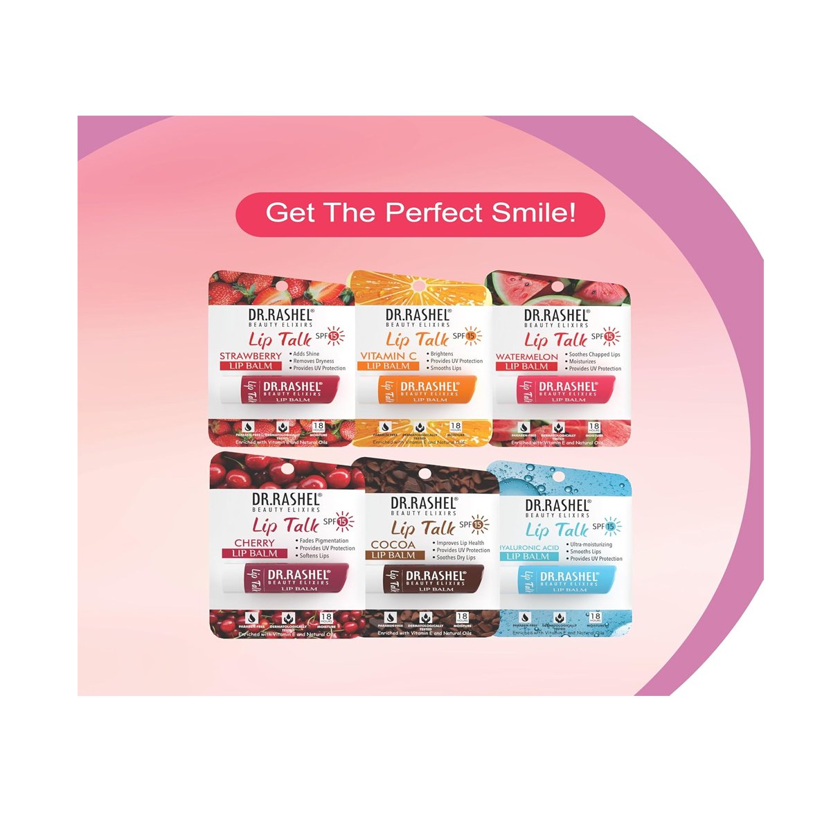 Dr. Rashel Strawberry Lip Balm — 5 g — packaging and product details