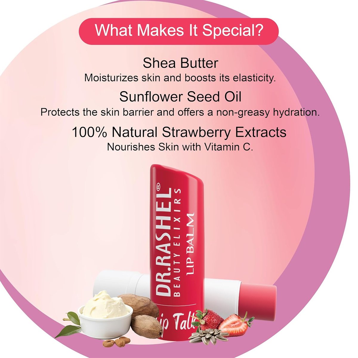 Dr. Rashel Strawberry Lip Balm — 5 g - Image 5