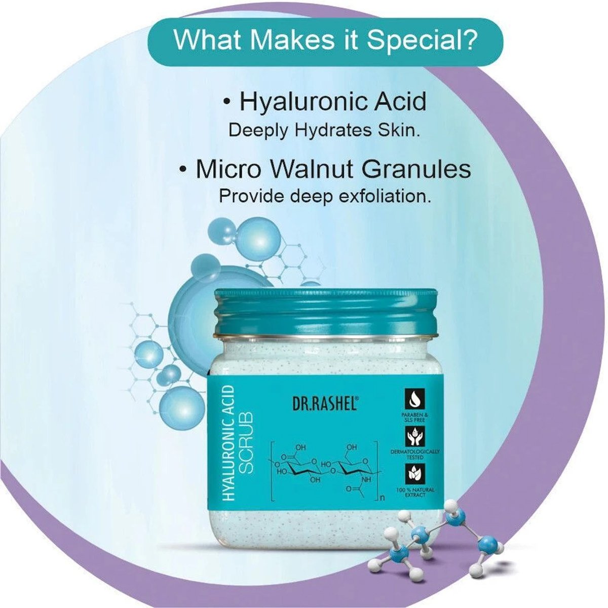Dr. Rashel Hyaluronic Face & Body Scrub — 380 ml - Image 3