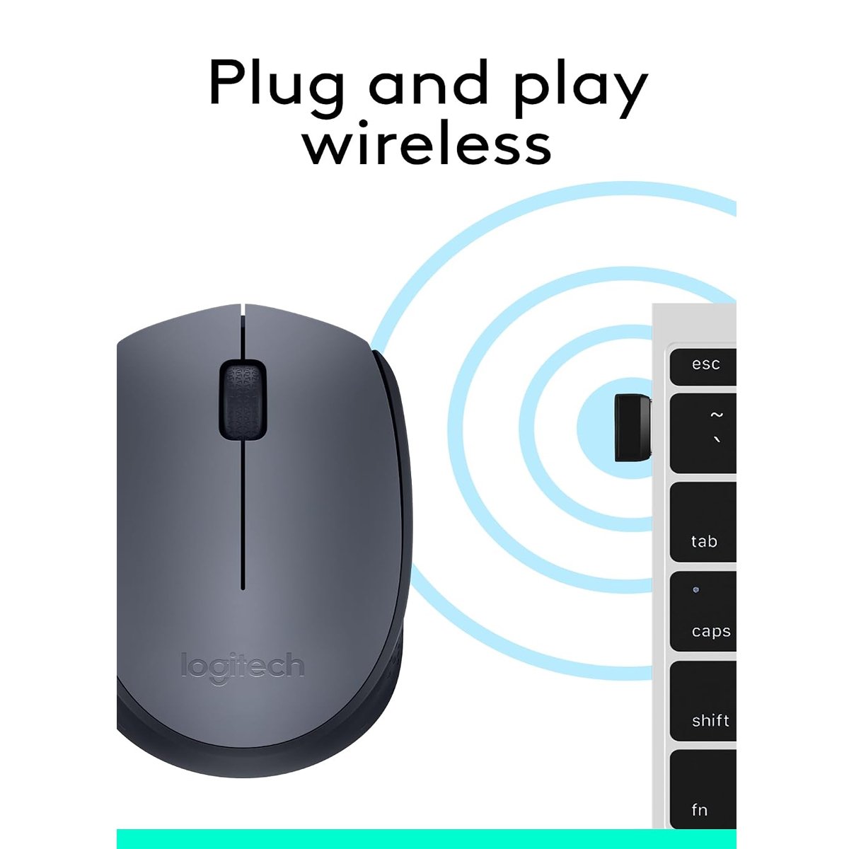 Logitech Wireless Mouse M170 - Image 2