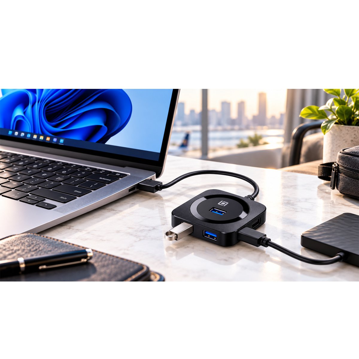 Livetech USB Hub 4 USB 3.0 Port - Black product detail