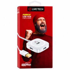 Livetech Force USB Hub 4 Port USB 2.0