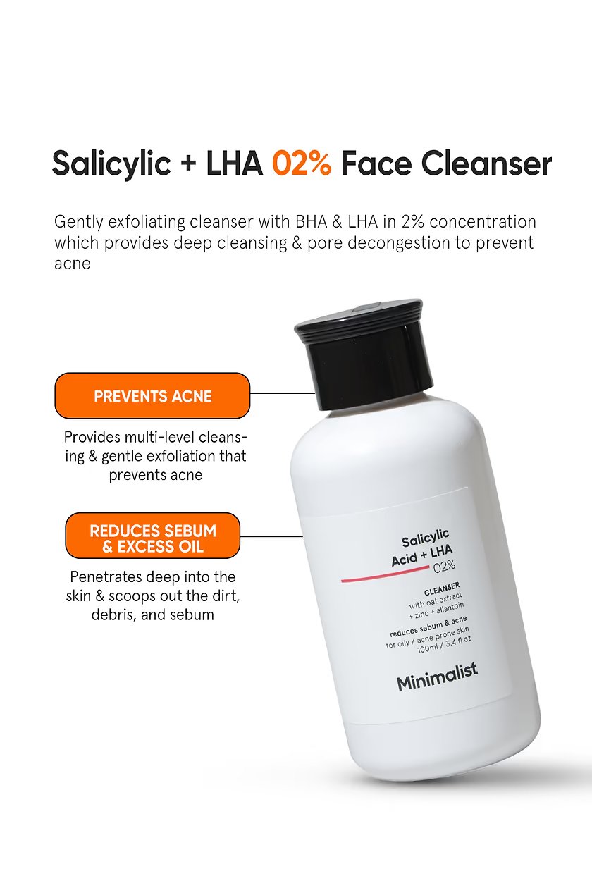 Salicylic Acid 2% Face Cleanser - Minimalist product visual
