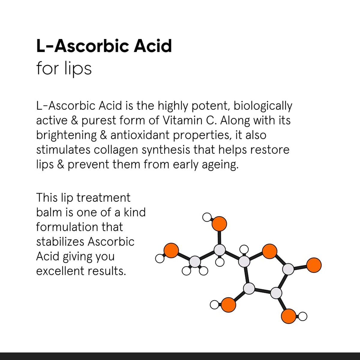 Minimalist L-Ascorbic Acid Lip Treatment – Daily Lip Care | 12 g - Image 4