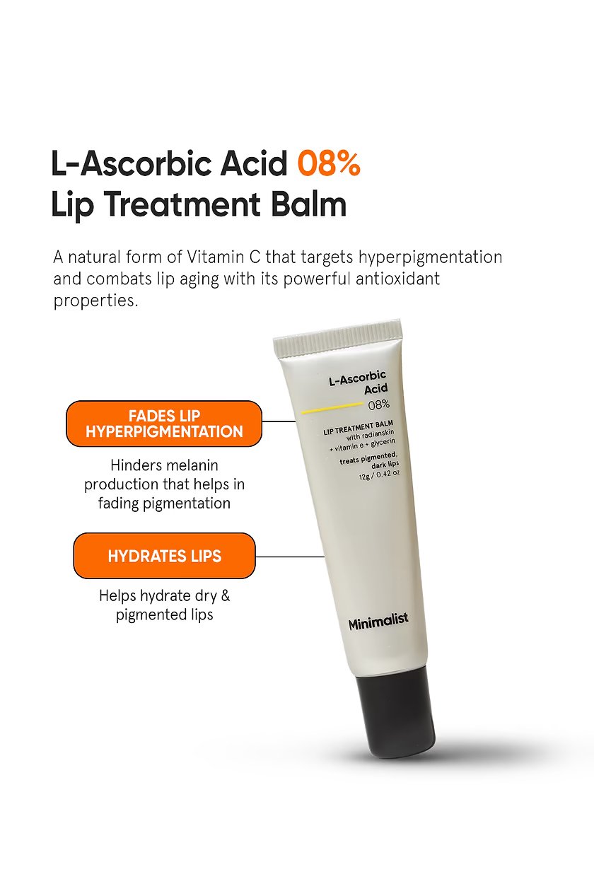 Minimalist L-Ascorbic Acid Lip Treatment – Daily Lip Care | 12 g - Image 7