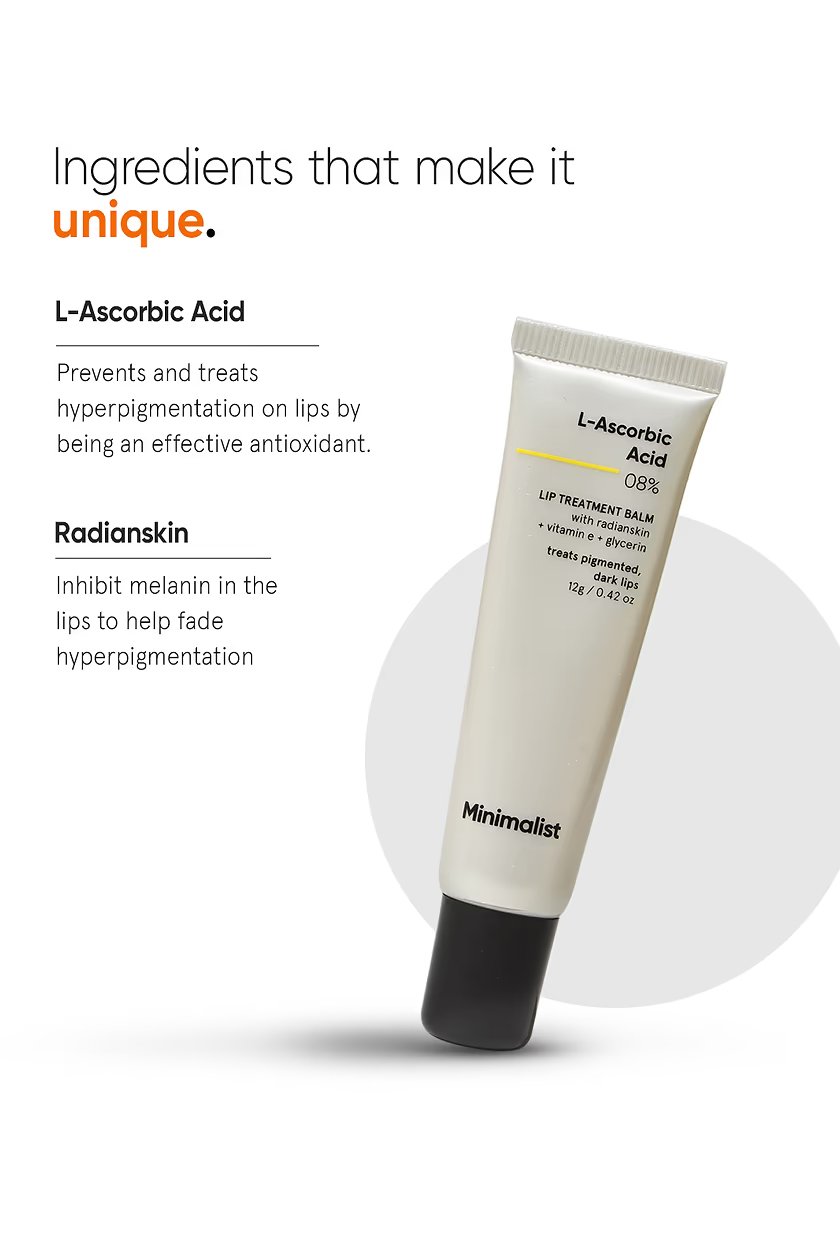 Minimalist L-Ascorbic Acid Lip Treatment – Daily Lip Care | 12 g - Image 8