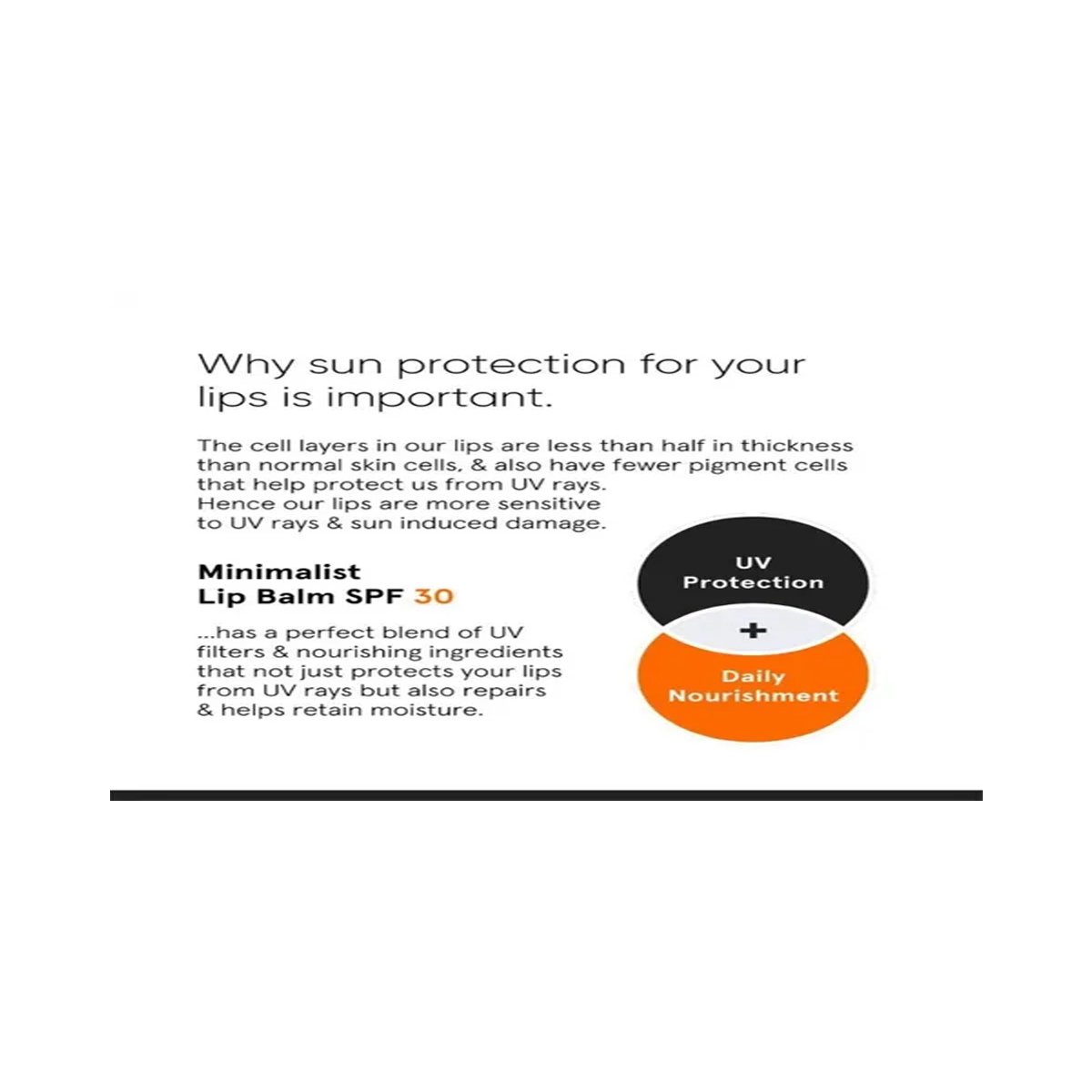 Lip Balm SPF 30 - Minimalist product visual