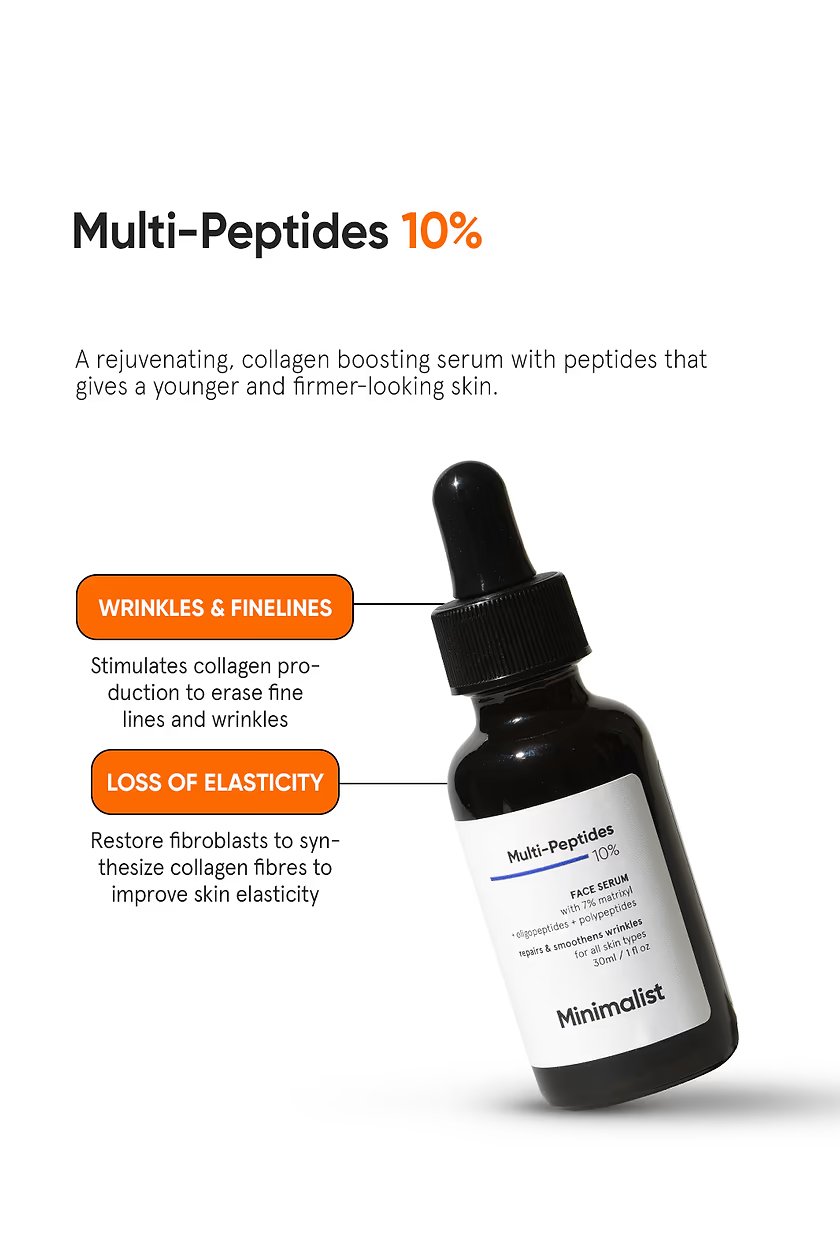 Multi-Peptides 10% Face Serum - Minimalist product visual