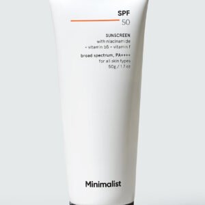 Minimalist SPF 50 Sunscreen – Broad Spectrum Daily Sun Protection | 50 g