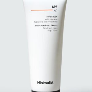 Minimalist SPF 60 Sunscreen – Broad Spectrum Daily Sun Protection | 50 g