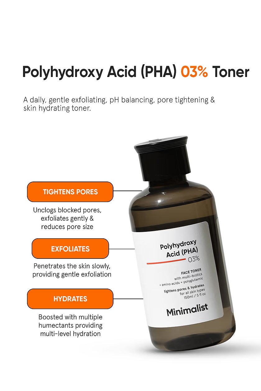 PHA 3% Face Toner - Minimalist product visual