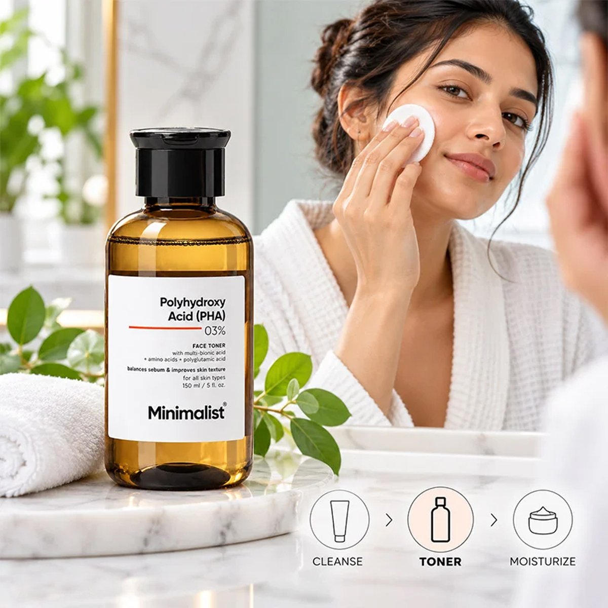 Minimalist PHA 3% Face Toner – Gentle Exfoliating Toner | 150 ml - Image 7