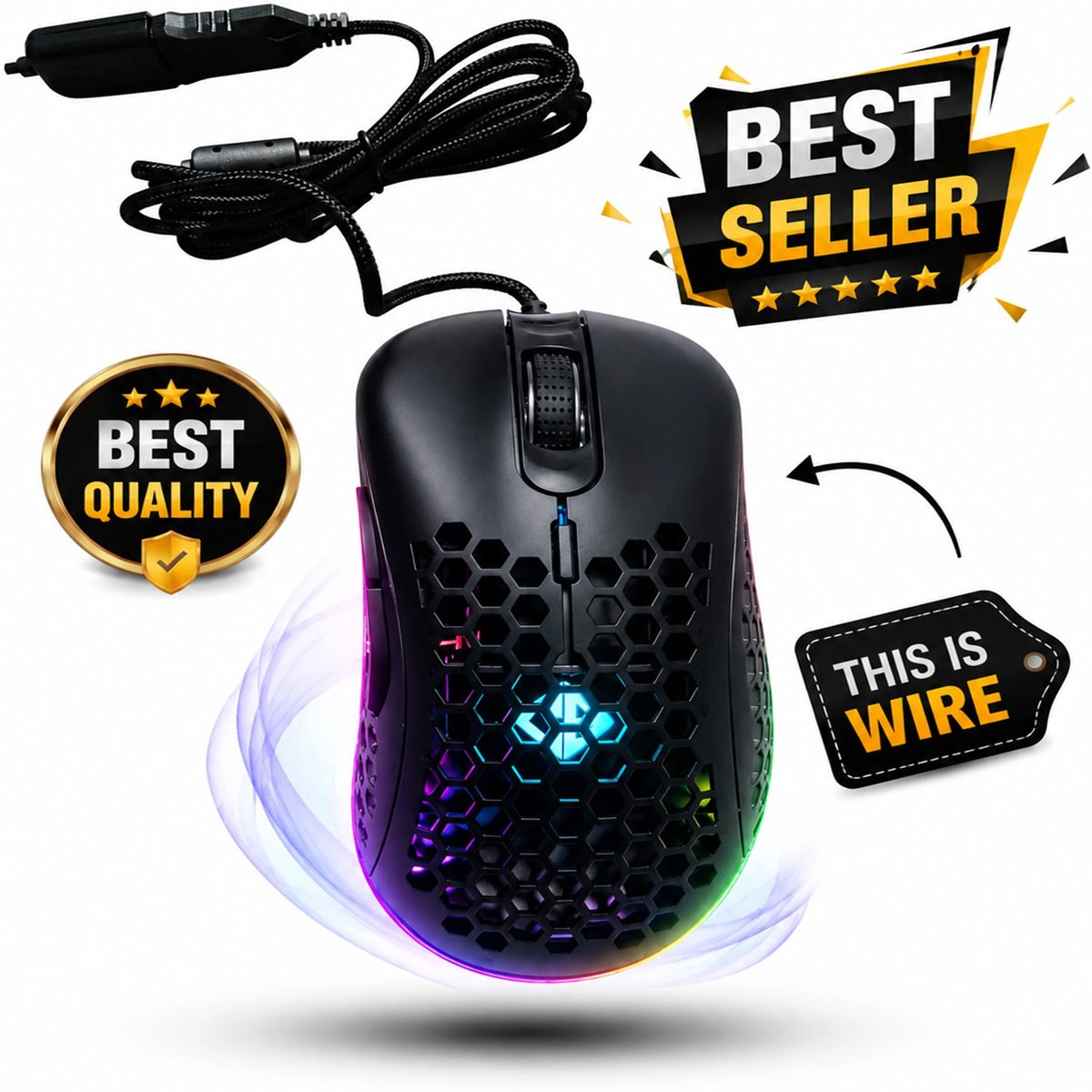 Spectrum Wired Gaming Mouse - Image 7