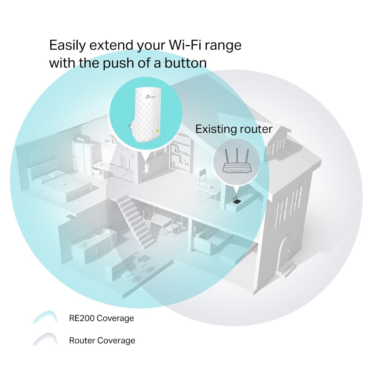 TP-Link RE200 AC1750 Mesh WiFi Extender - RE450 product detail
