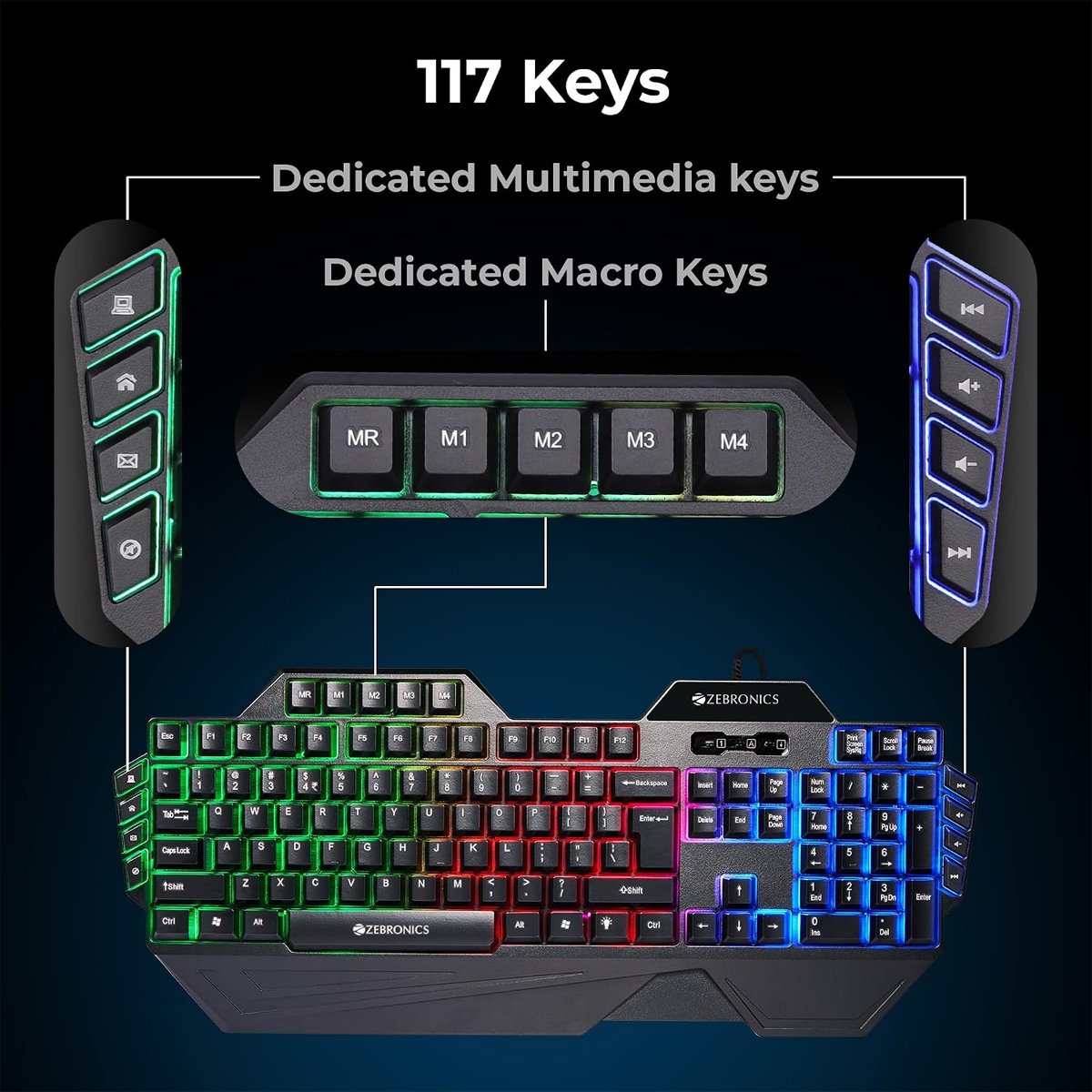 Zebronics Optimus Mouse & Keyboard Combo product detail