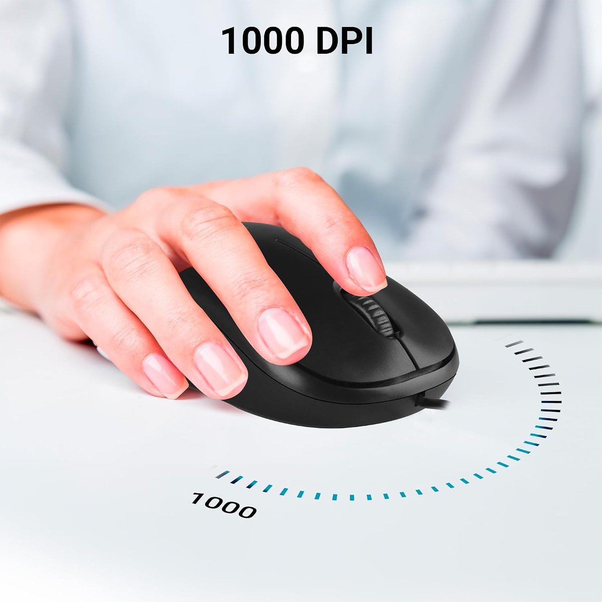 Zebronic Comfort Wired Mouse - Image 4