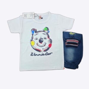 Infant Winnie the Pooh T-Shirt & Denim Shorts Set - MEMY0786