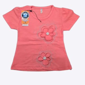Girls Floral T-Shirt & Denim Outfit Set - MEMY1002