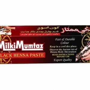 Milki Mumtaz Black Henna Paste for Body Decoration
