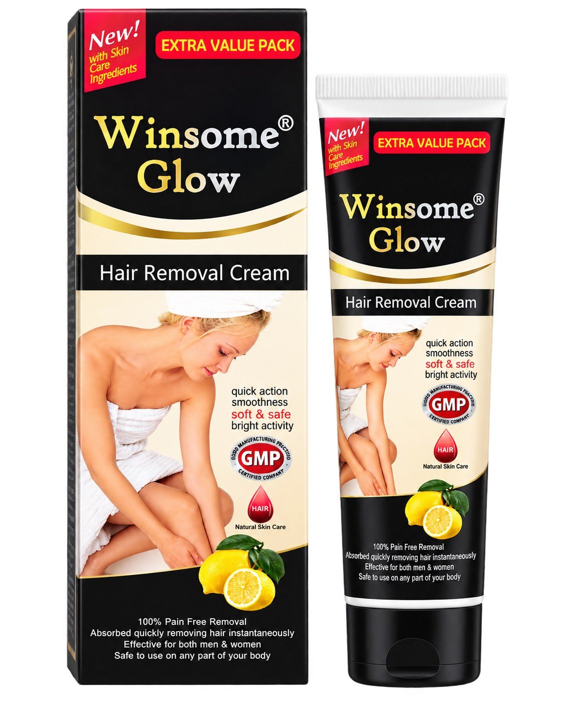 Winsome Glow Hair Removal Cream - 100ml - Image 2