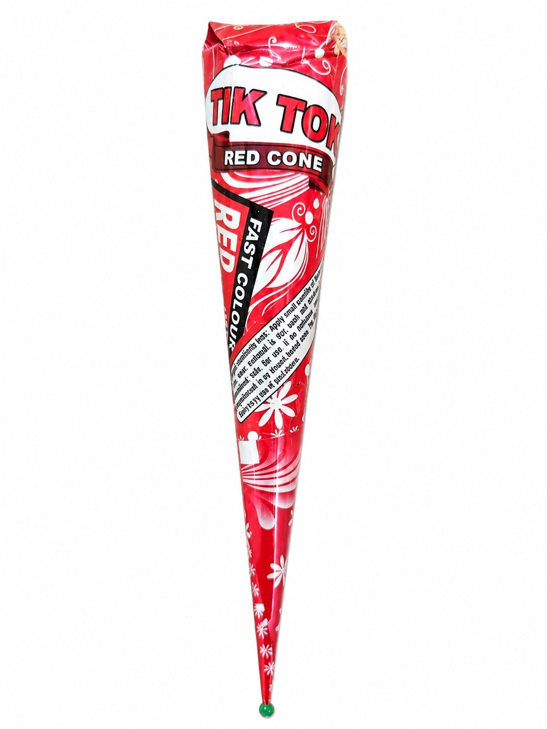 TIK TOK Fast Colour Red Henna Cones - Pack of 6